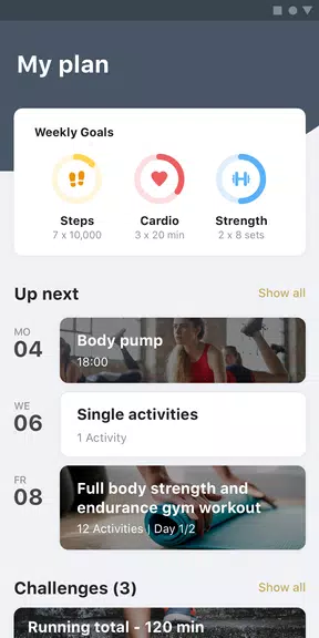 MyPersonalTrainer - FitnessApp Captura de pantalla 0