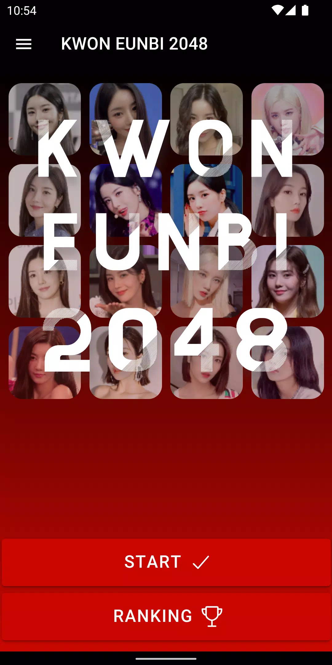 KWON EUNBI 2048 Game Screenshot 1