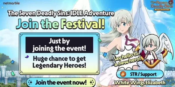 Elizabeth mit den weißen Flügeln tritt dem Spiel der sieben Todsünden bei