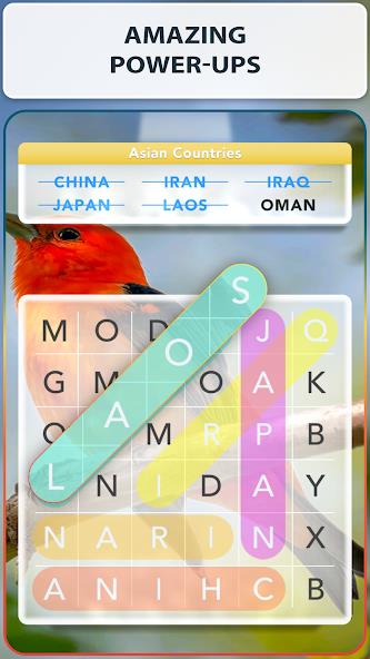 Word Search Nature Puzzle Game 螢幕截圖 2