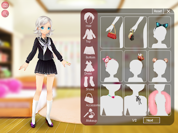 Anime Girl Creator & Dress Up Screenshot 0