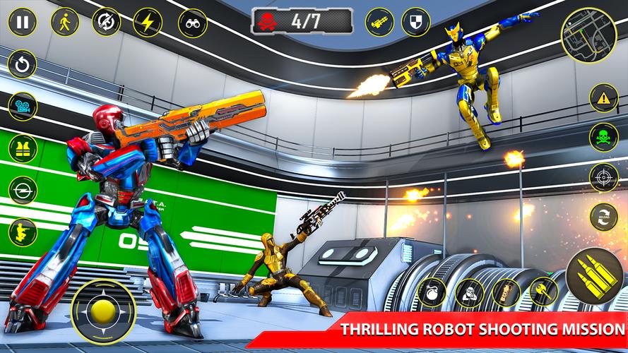 Robot Shooting Game Скриншот 2