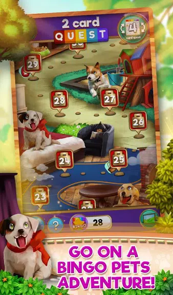 Bingo Pets Party: Dog Days ဖန်သားပြင်ဓာတ်ပုံ 1