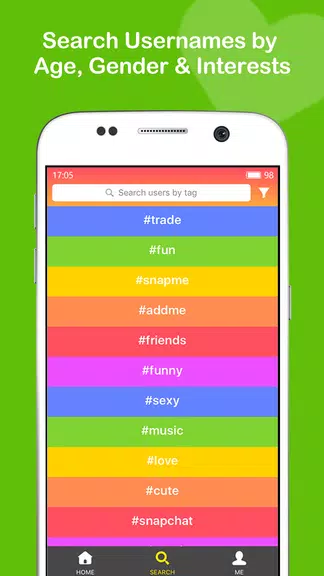 Add Friends for Snapchat, Kik Ảnh chụp màn hình 2