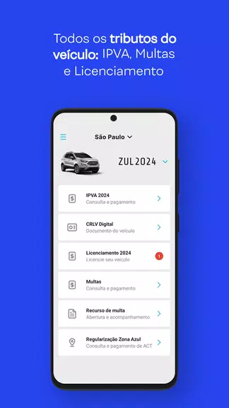 Zul+ Zona Azul SP, IPVA, Tag + स्क्रीनशॉट 1