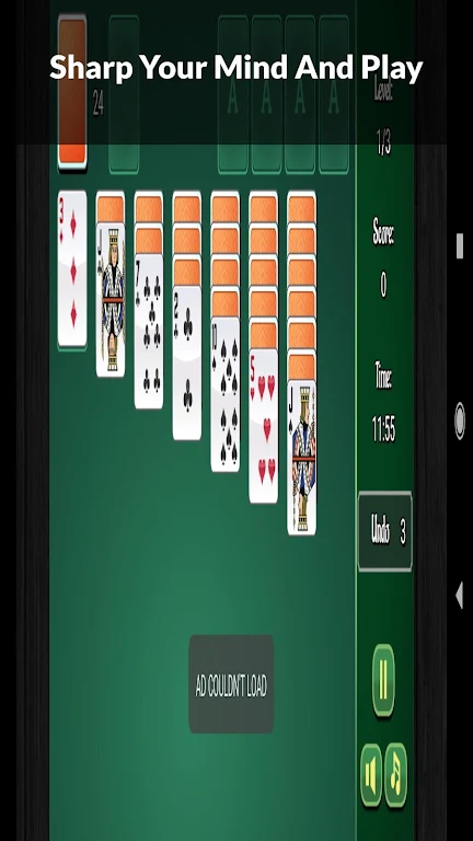 CLASSIC SOLITAIRE GAME -SIMPLE SOLITAIRE GAME EVER Zrzut ekranu 1