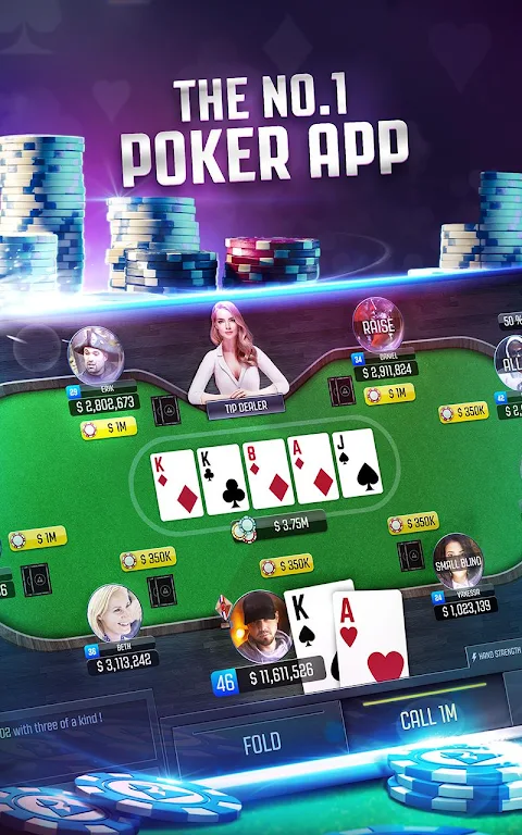 Poker Online: Texas Holdem Card Game Live FREE Tangkapan skrin 1