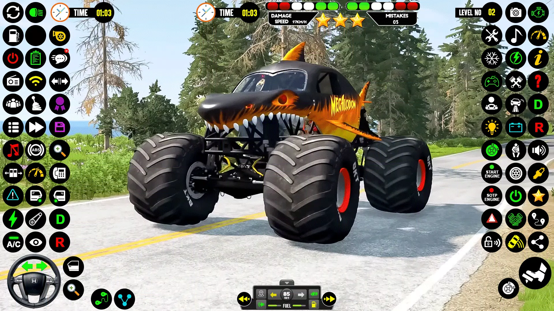 Monster Truck Racing: Truck 3D ภาพหน้าจอ 0