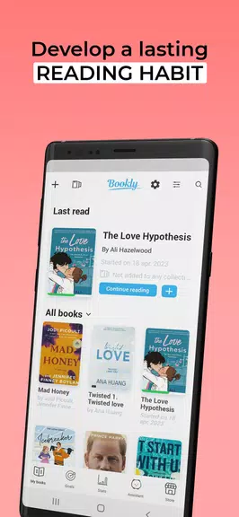 Bookly: Book & Reading Tracker Captura de pantalla 0