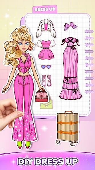 DIY Paper Doll Dress Up Mod Zrzut ekranu 0