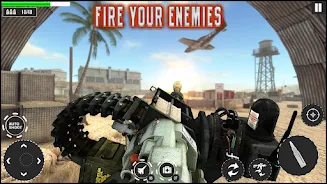 Military Machine Gunner Games ဖန်သားပြင်ဓာတ်ပုံ 3