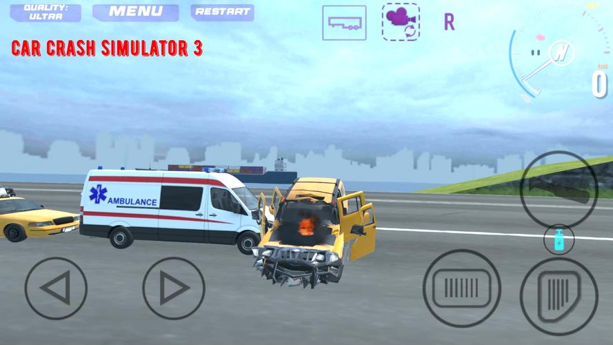 Car Crash Simulator 3 Captura de pantalla 1