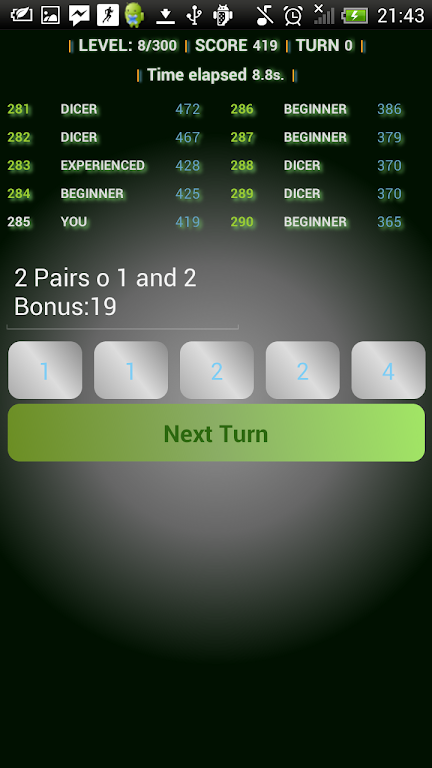 Doms roll dice poker game free スクリーンショット 2