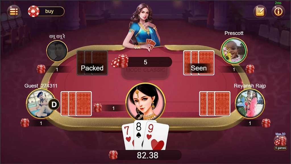 Teen Patti Moment Tangkapan skrin 2