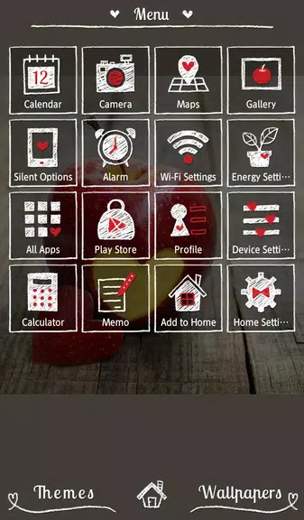 Heart Apple Theme +HOME Screenshot 0