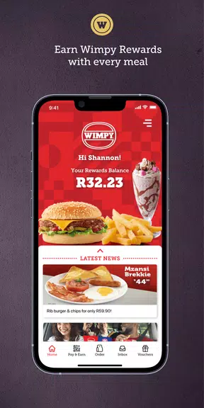 Wimpy Rewards App Schermafbeelding 0