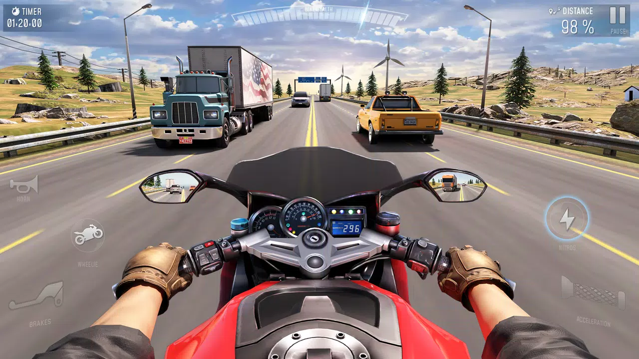 Rider 3D Bike Racing Games Schermafbeelding 0