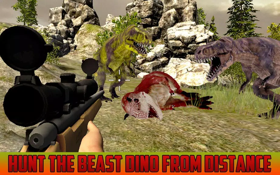 Dinosaurs Hunting 3D Wild Hunt Zrzut ekranu 3