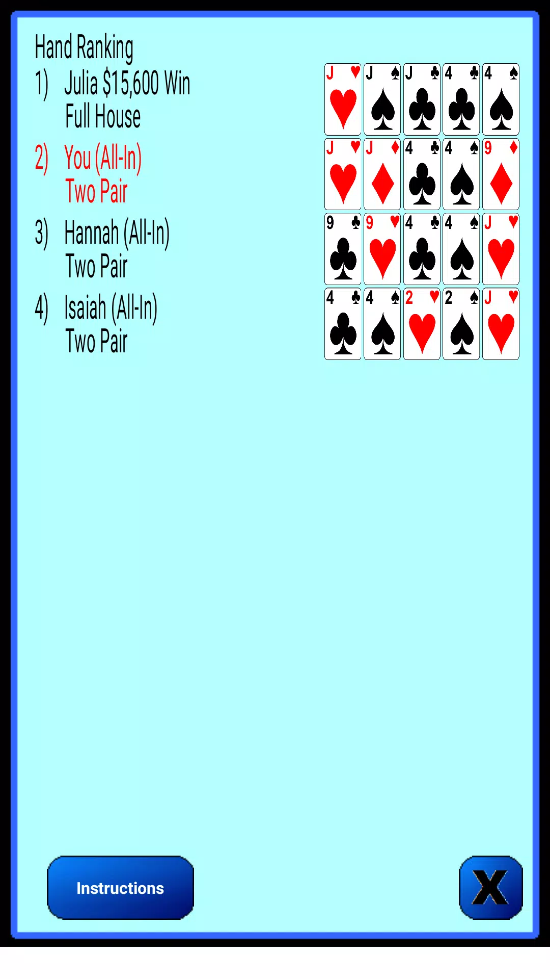 Texas Hold’em Poker स्क्रीनशॉट 1