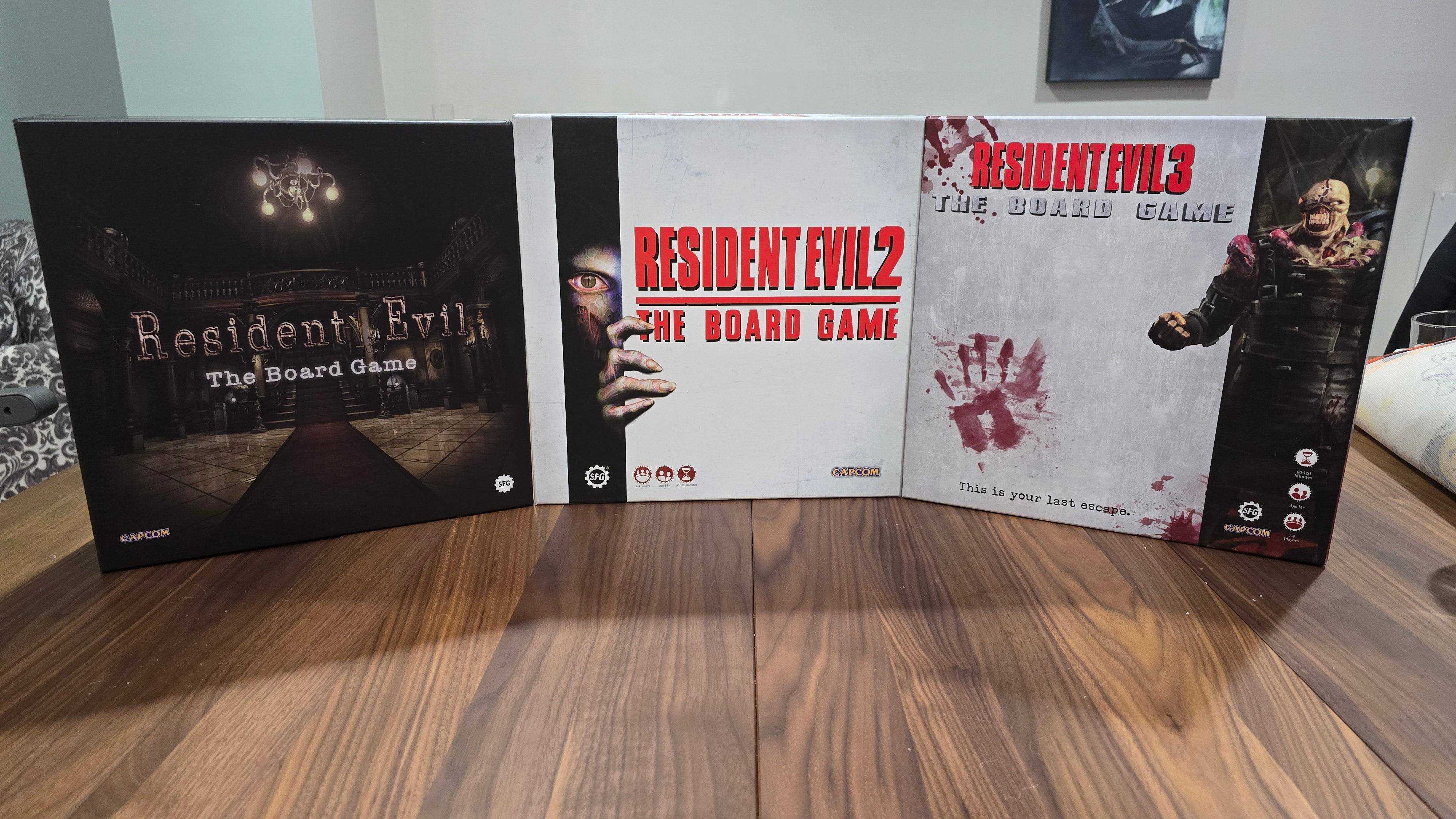 Resident Evil Board Game Components