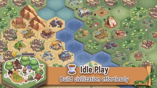 Pixel Civilization: Idle Game gelanceerd door leeftijd van Pomodoro -makers