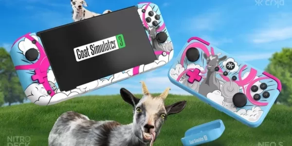 CRKD、Switchとモバイル向けに「Goat Simulator」デザインのコントローラーを発表