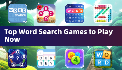 Top Word Search Games om nu te spelen