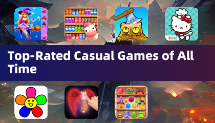 Jogos Casuais Mais Bem Avaliados de Todos os Tempos