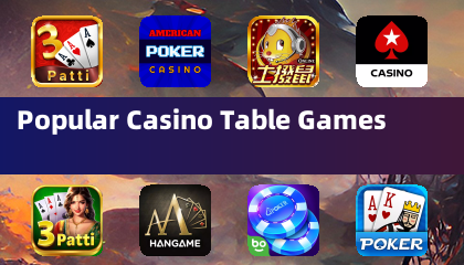 Popular Casino Table Games