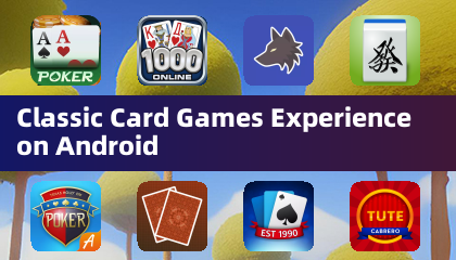 Experiência de Jogos de Cartas Clássicos no Android