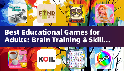 Best Educational Games for Adults: Brain Training & Skill Development (Puzzle Games)