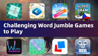 Jogos desafiadores de embaralhamento de palavras para jogar