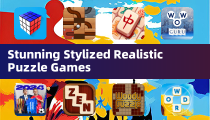 Impresionantes juegos de rompecabezas realistas y estilizados