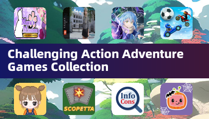 Colección de juegos de acción y aventuras desafiantes