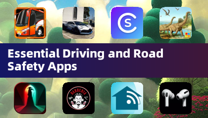 Wichtige Fahr- und Straßenverkehrs-Apps